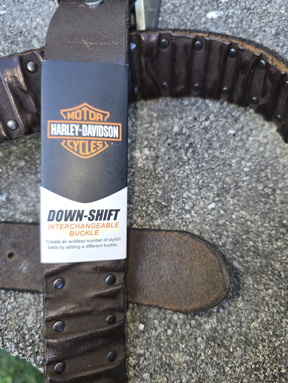 NWT Harley-Davidson Mens Leather Belt
